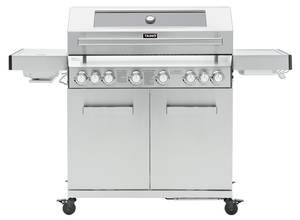 Gasgrill PLATINUM YAMARA 6+2 Silber - Metall - 159 x 117 x 55 cm