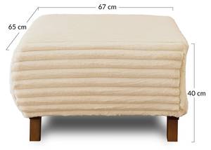 Pouf - CRISTAL Beige