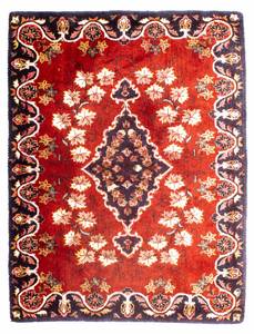 Keshan - 97x77cm Rot - Naturfaser - 77 x 1 x 97 cm