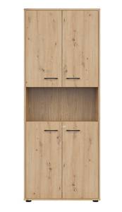 Aktenschrank Space Office Braun - Holzwerkstoff - 80 x 203 x 37 cm