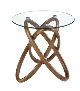 Table d'angle 2126 Marron - Verre - 55 x 50 x 55 cm