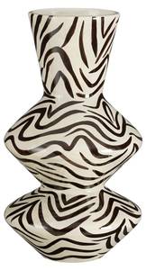 Vase Stratt Schwarz - Keramik - 21 x 38 x 21 cm