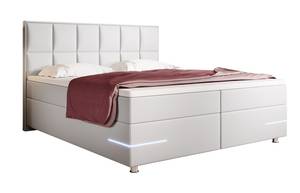 Boxspringbett Milano Weiß - Breite: 120 cm - H3