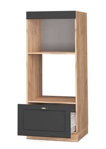 Armoire micro-ondes Fame-Line 38426 Anthracite - Imitation chêne truffier de sonoma