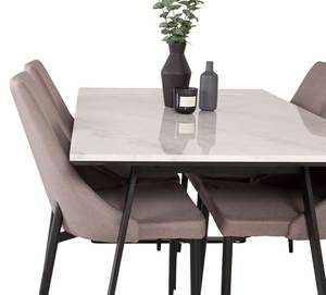 Essgruppe Estelle 31 (5-teilig) Grau - Massivholz - 90 x 75 x 140 cm