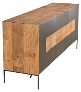 Buffet MADISON Grau - Holz teilmassiv - 45 x 78 x 167 cm