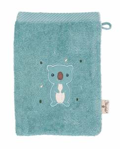 Waschhandschuhe Koala Kalla 2er Set Blau - Textil - 15 x 1 x 21 cm