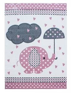 Tapis enfant KID RAIN 160x230 rose Rose foncé - 160 x 230 cm