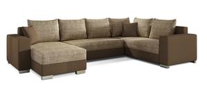 Ecksofa MARO Braun - Ecke davorstehend links