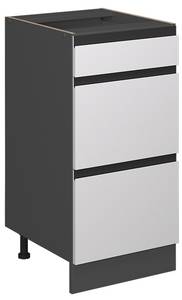 Meuble cuisine R-Line 39766 Anthracite - Blanc