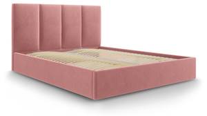 Bett mit Box und Kopfteil PYLA Pink