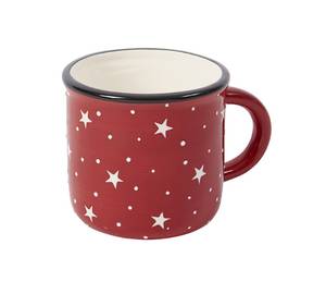 Tasse Holly Rot - Keramik - 11 x 9 x 14 cm