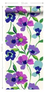 Tapete Mohnblumen 7033 Violett