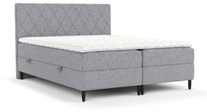 Boxspringbett Gwen Grau - 140 x 110 x 208 cm - H3