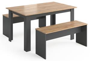 Ensemble de table à manger Sentio 36686 Anthracite