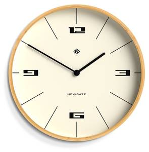 Wanduhr Mauritius Braun - Bambus - 38 x 38 x 5 cm