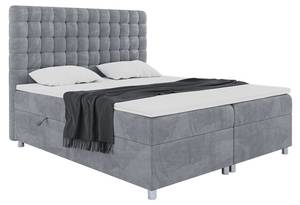 Boxspringbett Aston Grau - Breite: 180 cm - H3