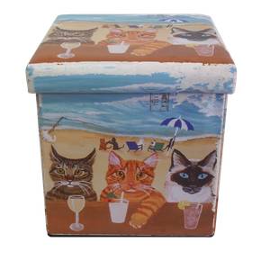 Tabouret - CHATS 32 x 32 x 32 cm