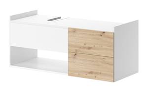 Meuble sous vasque simple Alf 40614 Blanc - Bois manufacturé - 105 x 45 x 44 cm