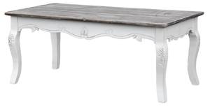 Table basse RIMINI WHITE CT120 Blanc - Bois massif - Bois/Imitation - 120 x 50 x 60 cm