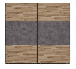 Drehtürenschrank Arica Braun - Holzwerkstoff - 241 x 225 x 63 cm