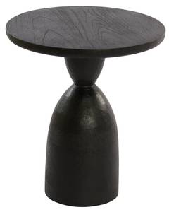 Table d'appoint TORIR Imitation frêne noir - Noir