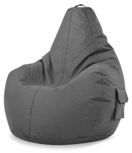 Pouf Lounge Chair "Cozy" 80x70x90cm Gris