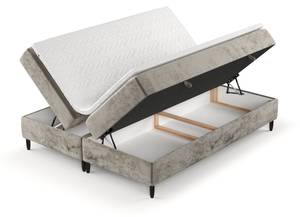 Boxspringbett Malte Beige - Breite: 160 cm