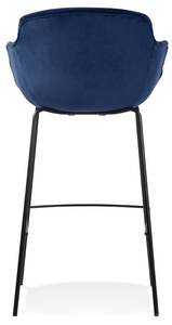 Tabouret De Bar LARISSA Noir - Bleu