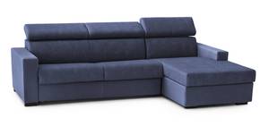 Sofa mit Halbinsel Mikaela Blau