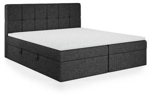 Boxspringbett Mokpo Schwarz - Breite: 144 cm