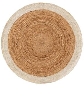 Tapis de jute Jutta Blanc crème