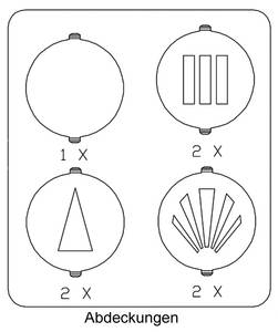 Außenwandlampe Nerwe 2er Set Weiß