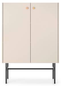 Highboard DIVENOS Grau - Holzwerkstoff - 94 x 132 x 39 cm