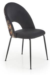 Chaise K505 Noir - Textile - 51 x 86 x 55 cm