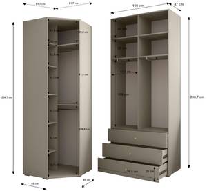 Vestiaire Inova 2 Z7 Doré - Gris