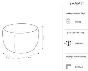 Pouf SAAMIT Grau