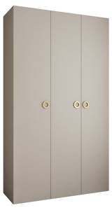 Drehtürenschrank Como 1 Beige - Gold - 140 x 40 cm