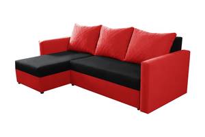 Ecksofa ANGLE Rot - Ecke davorstehend links