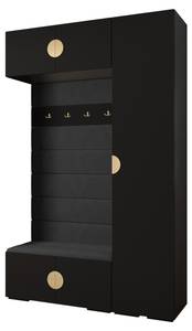 Garderobe Inova 4 Z19 Schwarz - Gold