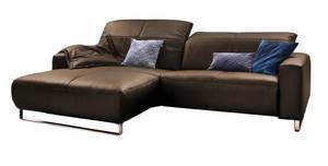 Ecksofa YORK Armlehne davorstehend links - Ecke davorstehend links - Silber