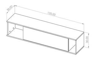 Wandschrank FORSETTI Schwarz