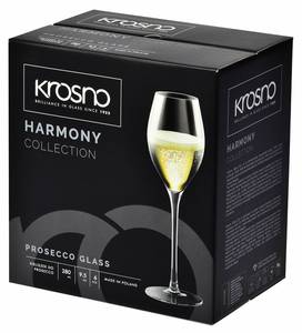 Krosno Harmony Verres à Prosecco Verre - 8 x 25 x 8 cm