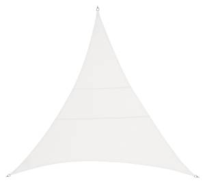 Voile d’ombrage triangulaire blanc crème 400 x 315 cm