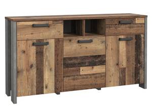 Sideboard Cedric 3 Braun - Holzwerkstoff - 157 x 87 x 42 cm