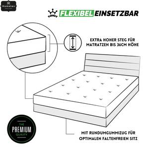 Spannbettlaken Boxspringbett 180-200x220 Grün