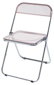 Lot de 2 chaises pliantes Pornainen Rose clair