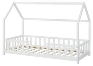 Lit d'enfant Sisimiut avec Matelas Blanc - 206 x 140 x 96 cm