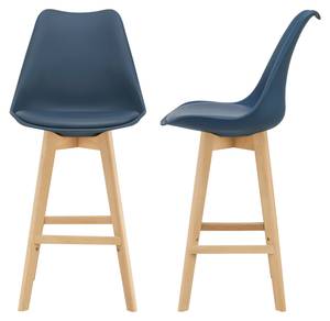 Lot de 2 Tabourets de Bar Lublin Bleu