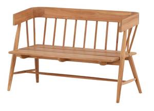 Canapé de jardin Split En partie en bois massif - 132 x 85 x 58 cm